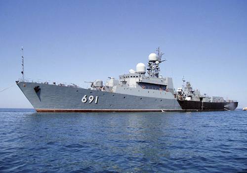 Ракетный корабль 'Татарстан' проходит модернизацию на Астраханском СРЗ