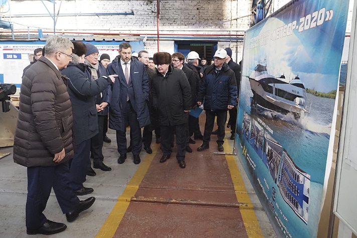 Представители 'Газпрома' посетили Зеленодольский завод имени А.М. Горького