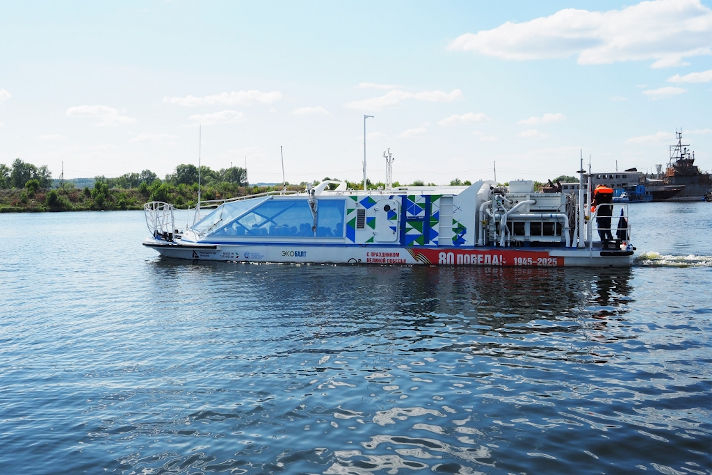 Первое российское пассажирское судно на водороде вышло в акваторию Волги