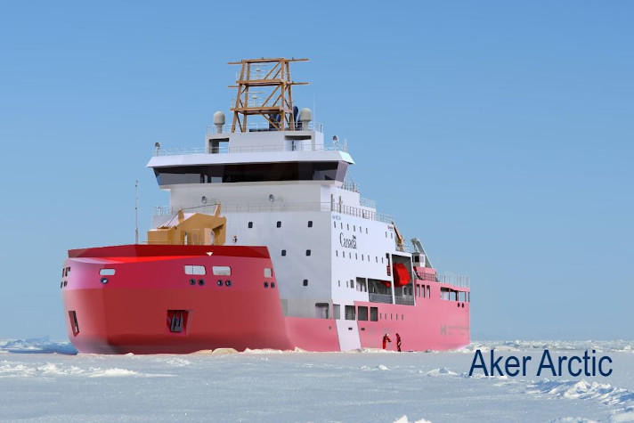 Бюро Aker Arctic разработает проект многофункционального судна для береговой охраны Канады