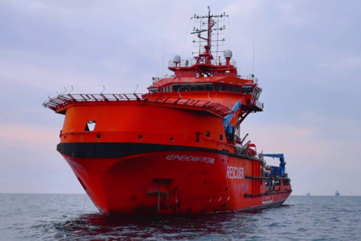 Судно 'Керченский пролив' прошло первый этап заводских ходовых испытаний