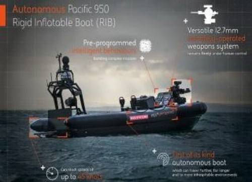 Компания BAE Systems провела испытания автономной надувной лодки