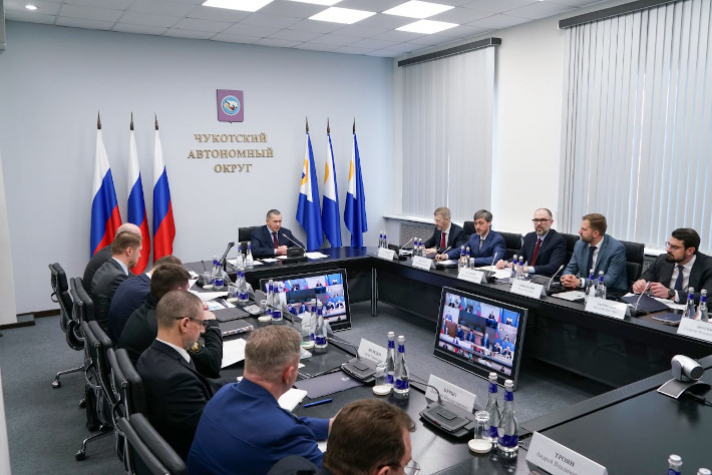 На Чукотке продолжается строительство морского терминала Чаун