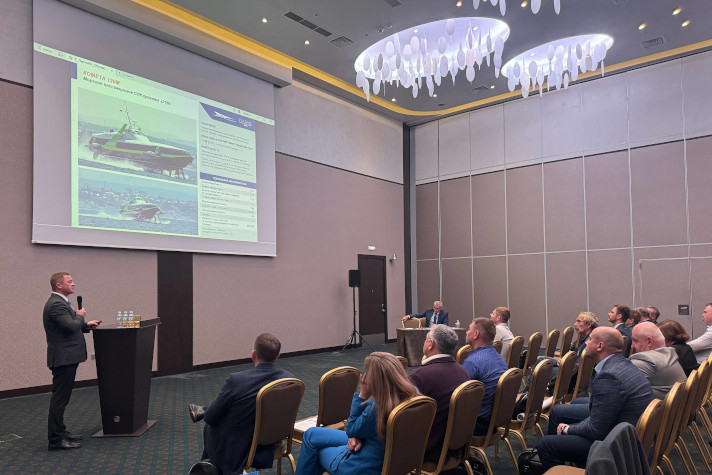 Новые проекты судов на подводных крыльях представили в Санкт-Петербурге