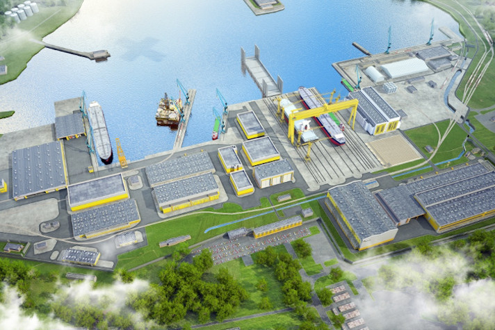 ЦТСС представит на МВМС-2023 модель судостроительного комплекса на острове Котлин