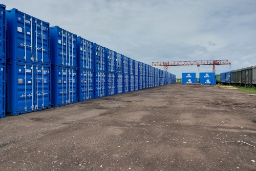 Красноярский речной порт закупает новые контейнеры