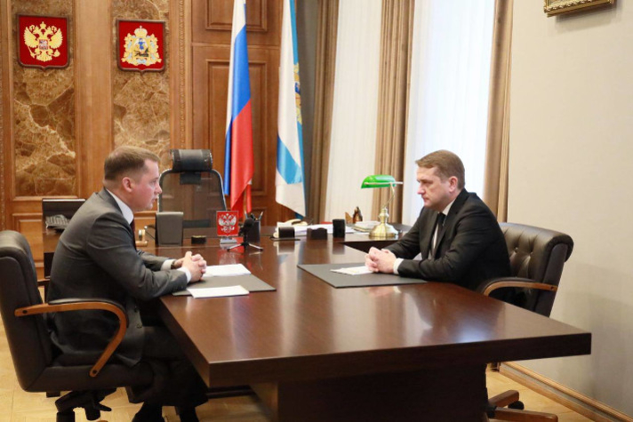 Глава Росрыболовства и губернатор Архангельской области обсудили развитие береговой инфраструктуры