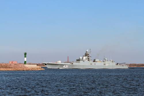 Проведены испытания ГЭУ фрегата 'Адмирал флота Касатонов'