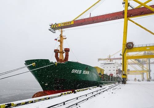 'Усть-Лужский контейнерный терминал' начал обслуживать новый сервис из Китая в Европу