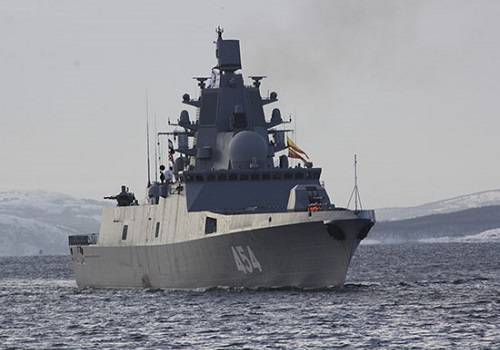 'Адмирал Горшков' прибыл в Северодвинск для испытания новых видов вооружения