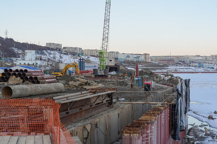 Началось возведение первого в Магаданской области морского туристического центра