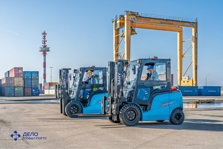 'Глобал Портс' обновляет парк погрузочной техники морских терминалов на Балтике