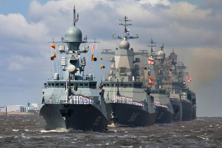 Участниками Главного военно-морского парада стали 45 кораблей и судов