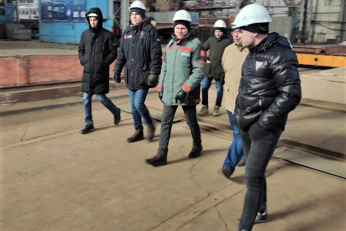 Хабаровский судостроительный завод посетили участники программы подготовки управленческих кадров
