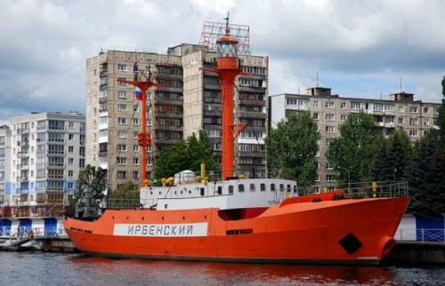 Плавучий маяк 'Ирбенский' официально вошёл в состав музейного флота России