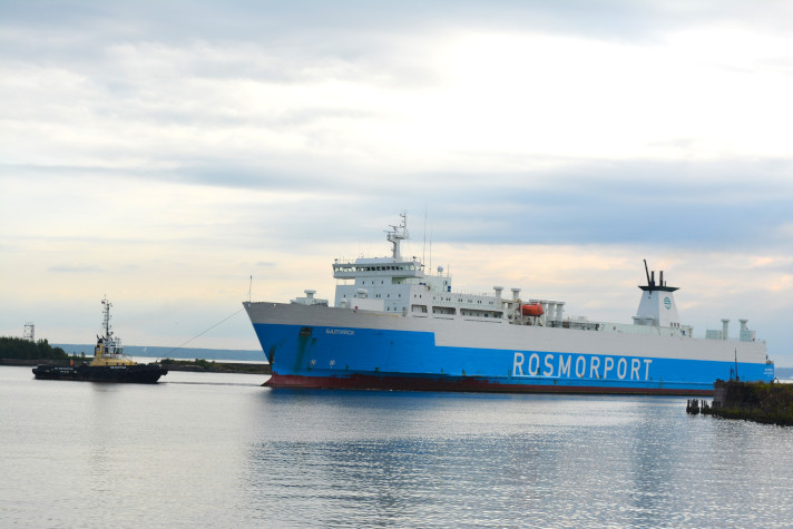Грузовой паром 'Балтийск' пройдет ремонт в Кронштадте