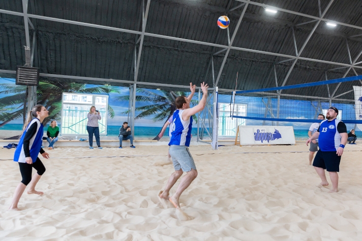Состоялся турнир по пляжному волейболу на кубок Концерна 'НПО 'Аврора'