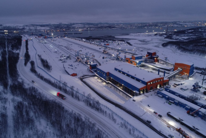 Угольный порт 'Лавна' в Мурманской области нарастил мощности до 12 млн тонн
