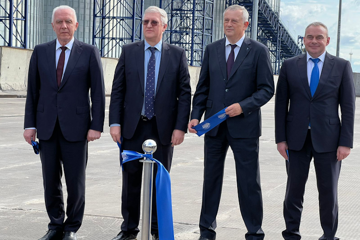 В порту Высоцк официально открылся первый российский зерновой терминал на Балтике