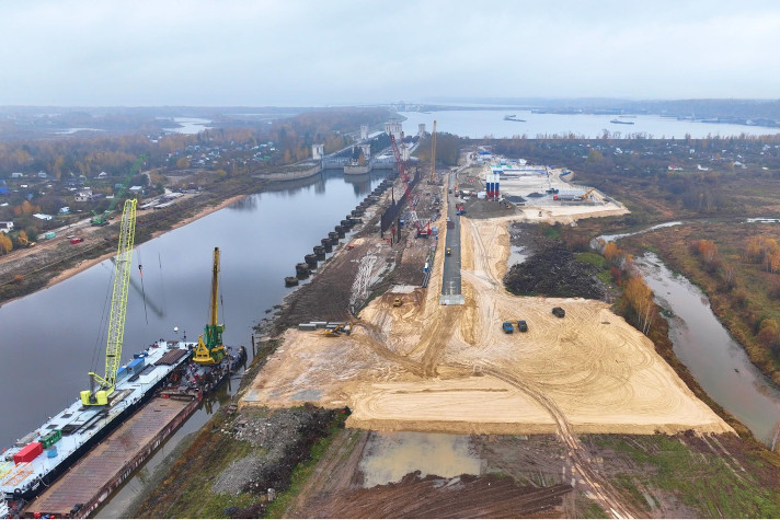 На Городецком гидроузле продолжаются работы по реконструкции