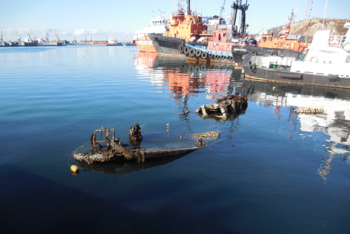 У берегов Сахалина поднято и утилизировано шестое затонувшее судно