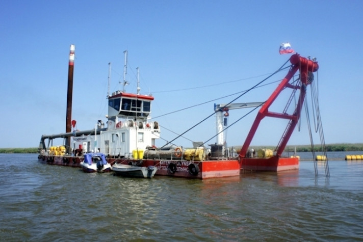 К дноуглублению на Волго-Каспийском канале привлечено рекордное число судов