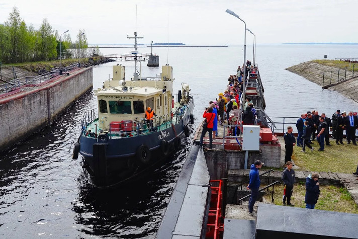 На Беломорско-Балтийском канале открылась 90-я навигация
