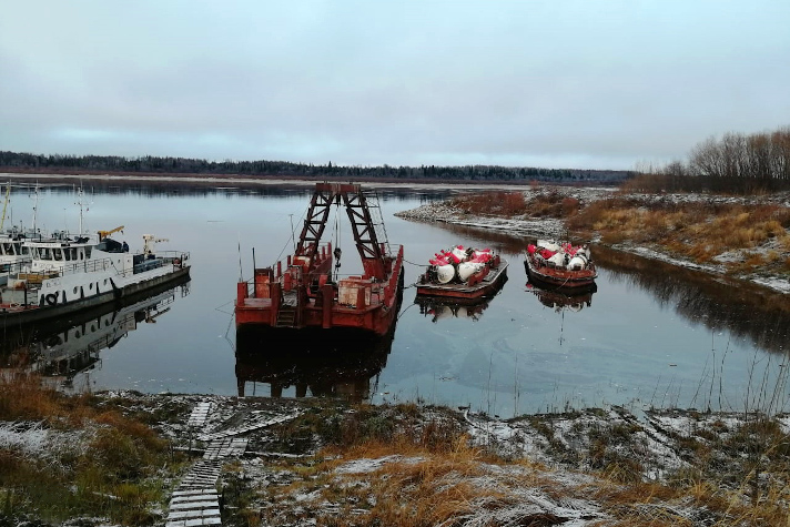 В Двинско-Печорском бассейне началось снятие средств навигационного оборудования