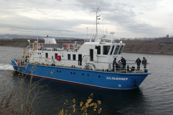 В Красноярске сдано седьмое промерное судно проекта RDB 66.62 'Дальномер'
