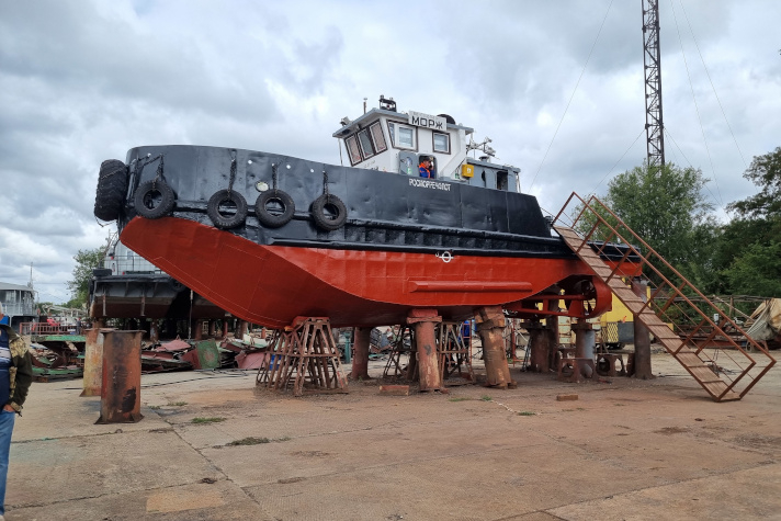 19 судов технического флота Администрации 'Волго-Дон' прошли ремонт