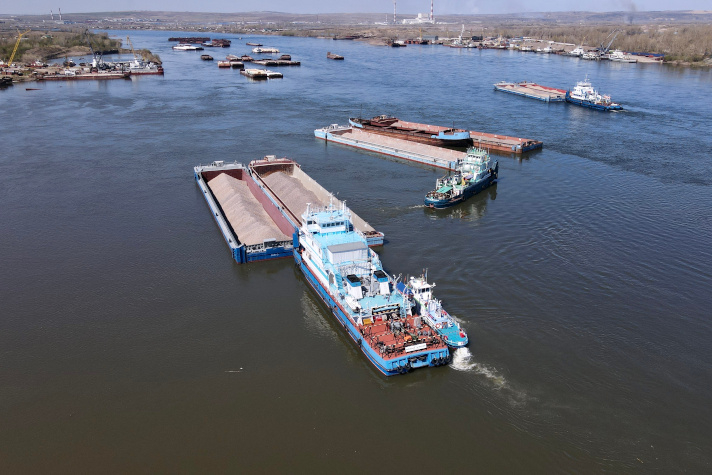 Грузооборот в Енисейском и Байкало-Ангарском бассейнах вырос на 16%