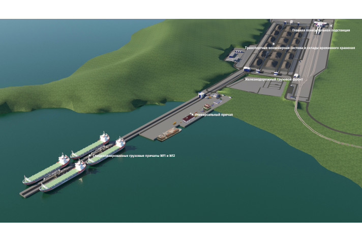 В морском порту Суходол завершается строительство гидротехнических и береговых объектов