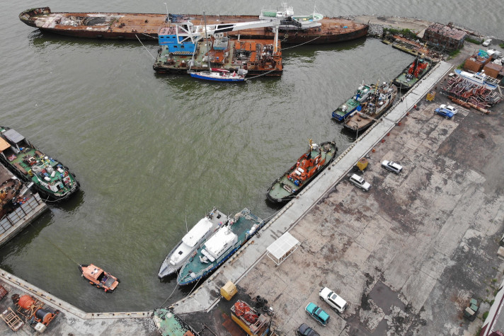 Морспасслужба применяет беспилотники для мониторинга затопленных объектов на Дальнем Востоке