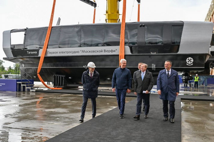 'Московская верфь' спустила на воду первые суда собственного производства