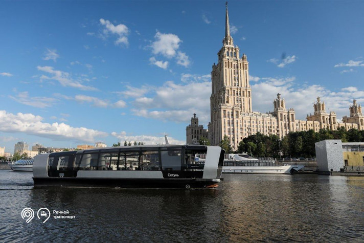 В Москве открылся первый речной маршрут электротранспорта