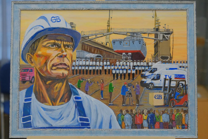 На Северной верфи открылась выставка картин 'Новых передвижников'