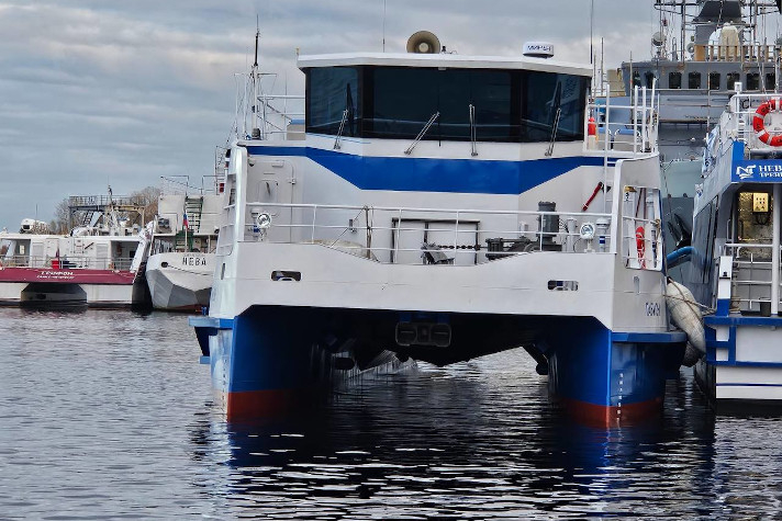 Пассажирский катамаран 'Габион' передан заказчику