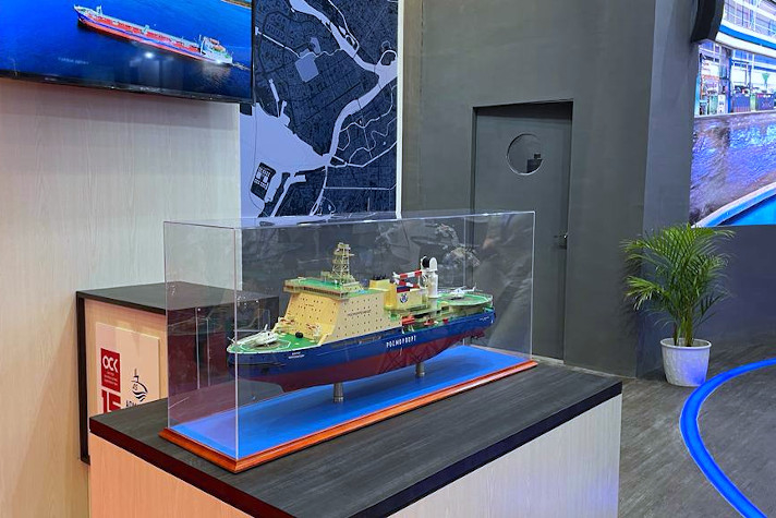 ОСК представила проект ледокола на выставке в Индонезии
