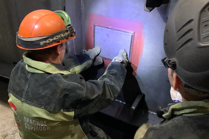 На заводе ОСК 'Красное Сормово' заложили четвёртый в этом году сухогруз проекта RSD59