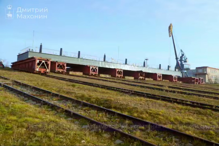 На 'Пермской судоверфи' изготовлен шестой модульный причал для региона