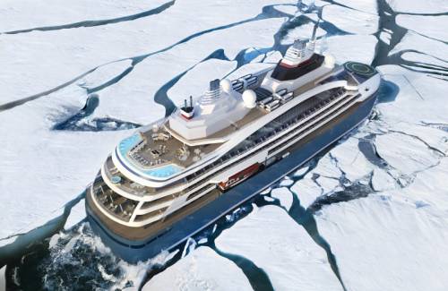 В Румынии заложили киль гибридного экспедиционного судна ледового класса