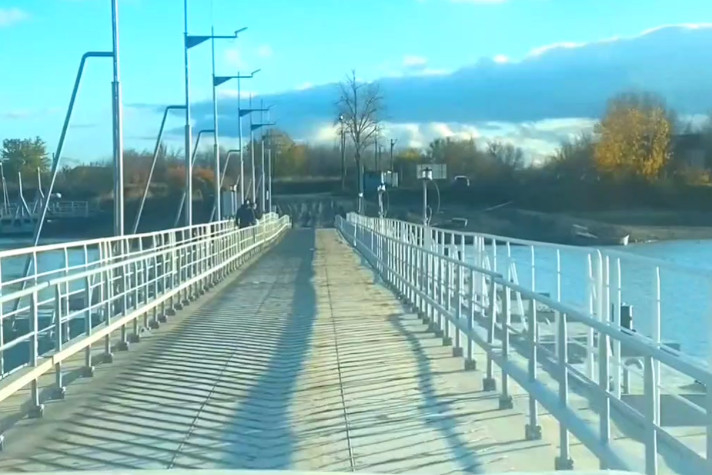 В Ростовской области сдан наплавной мост постройки ГК 'Р-Флот'