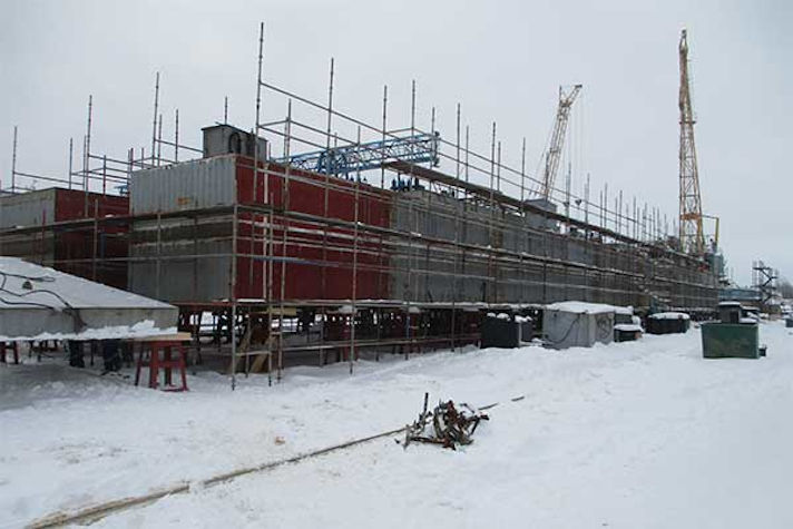 В Самаре продолжается строительство земснаряда для Волго-Камского бассейна