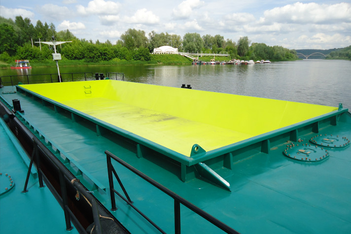 В Нижегородской области завершено строительство двух грунтоотвозных барж