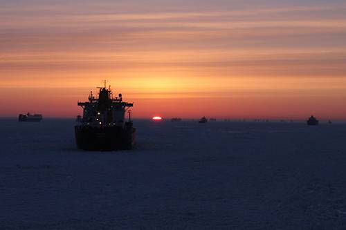 Подведены итоги работы ледоколов в Финском заливе