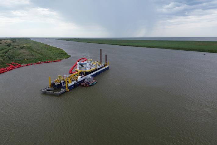 Дноуглубительные работы на Волго-Каспийском судоходном канале выполнены на 93%