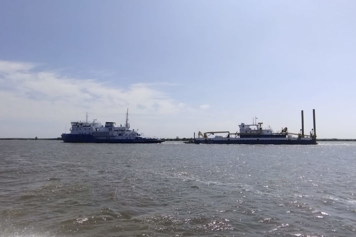 На Волго-Каспийском морском судоходном канале обеспечена проходная осадка 4,5 м