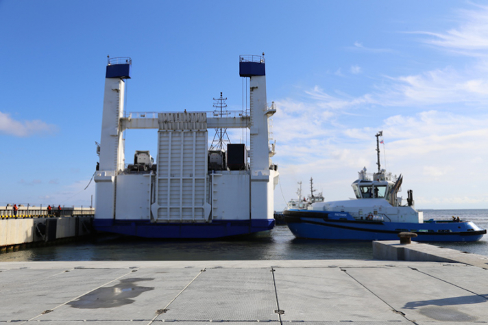 'Росморпорт' начал предоставлять швартовные услуги на морском терминале в Пионерском