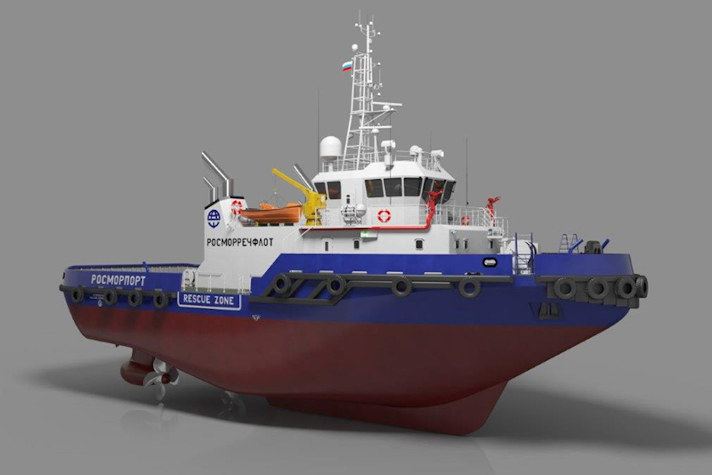 На Судостроительном заводе имени Б.Е. Бутомы заложили буксир для порта Сабетта