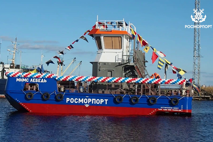 Экосудно для Владивостока спустили на воду в Петрозаводске
